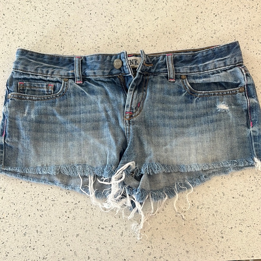 VS PINK jean shorts
